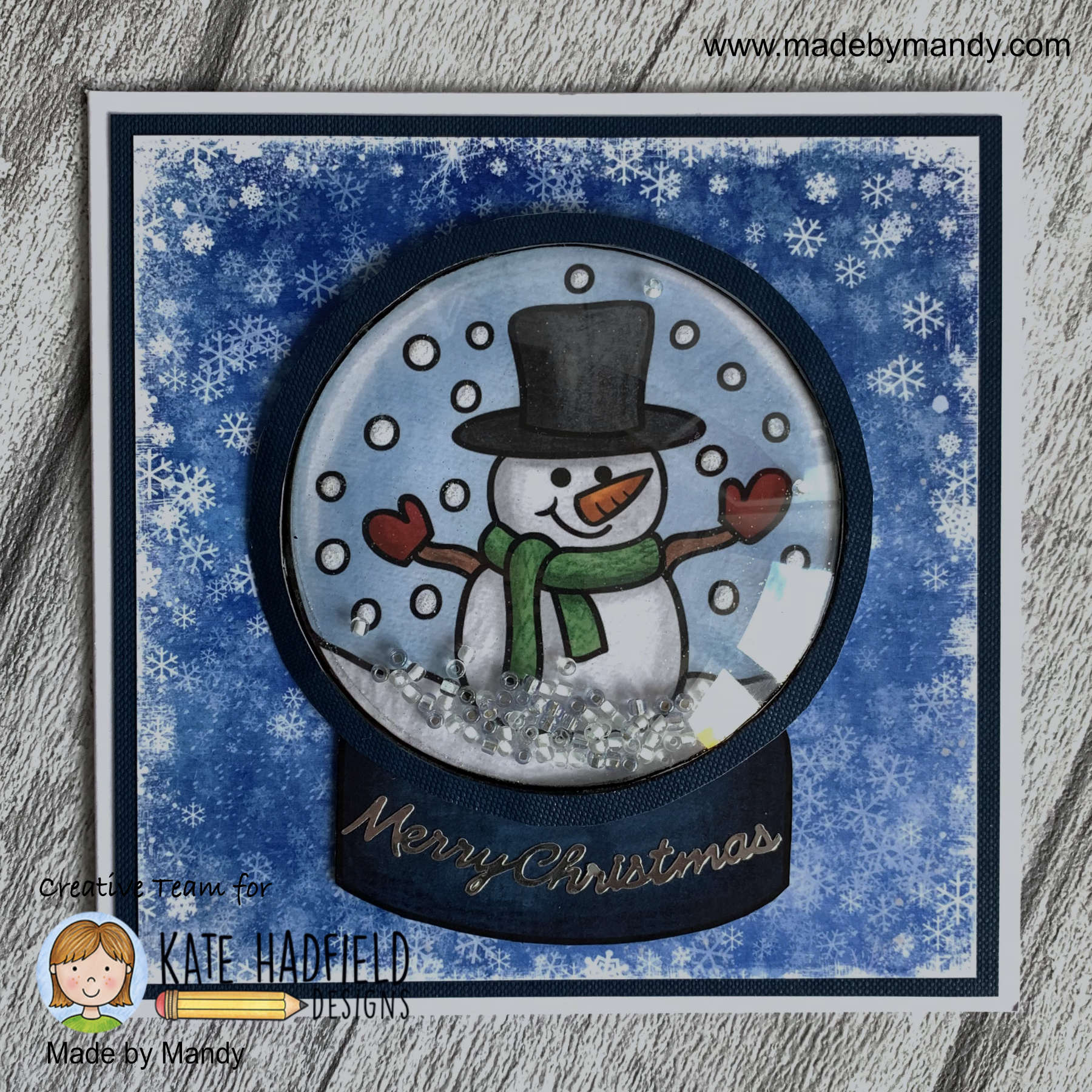 Under The Tree Snowglobe by Made By Mandy Under The Tree Snowglobe